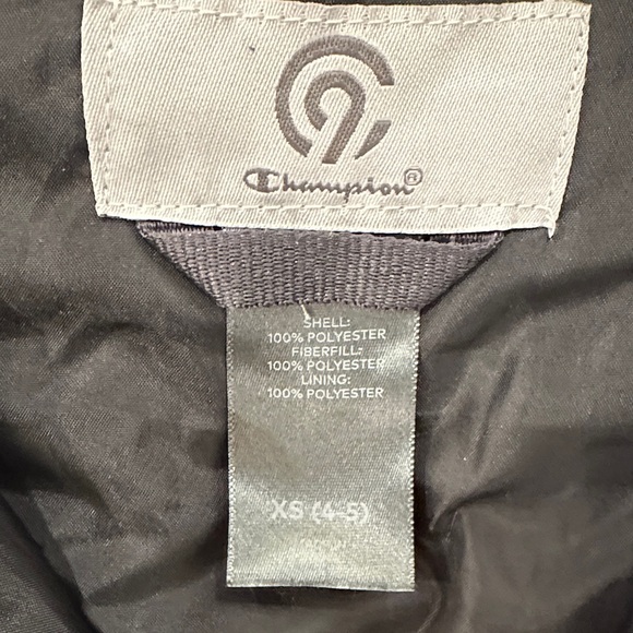 Champion Black Kids Snow Bib Overalls - Picture 2 of 5